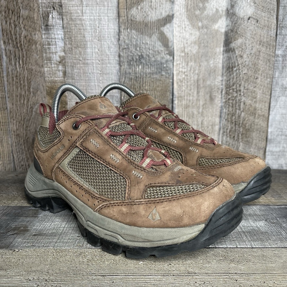 Womens Vasque Breeze 2.0 GTX Brown Athletic Low Hiking Trail Shoes Size 7.5 M